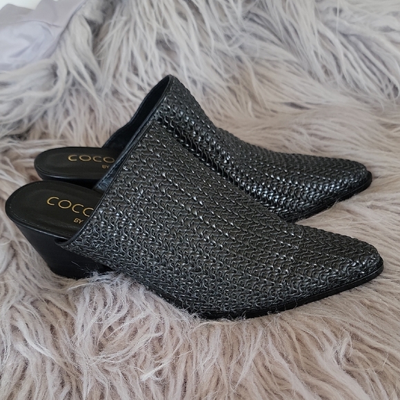 Coconuts by Matisse Charcoal Textured Mules Size 8 - Picture 8 of 8